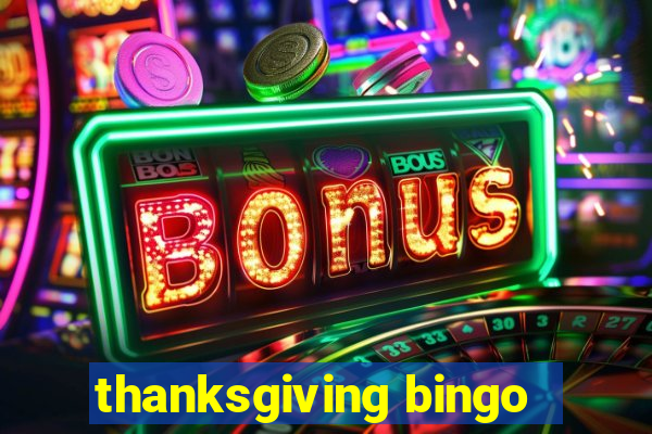 thanksgiving bingo