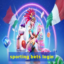 sporting bets login