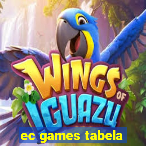 ec games tabela