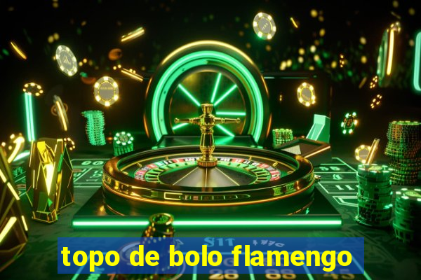 topo de bolo flamengo