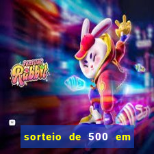 sorteio de 500 em cash toda segunda feira novibet