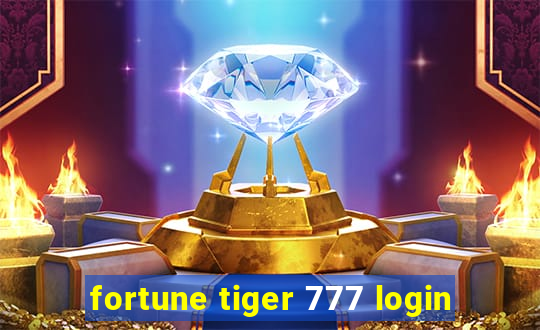 fortune tiger 777 login